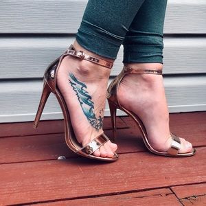 Rose Gold High Heels